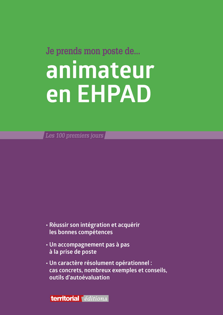 Je prends mon poste d'animateur en EHPAD